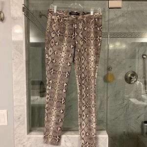 Liverpool stretch python pants, size 4